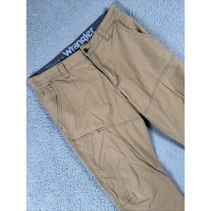 WRANGLER ATG All Terrain Gear Pants Mens 32X32 (34x30) Tan Gorpcore Hiking